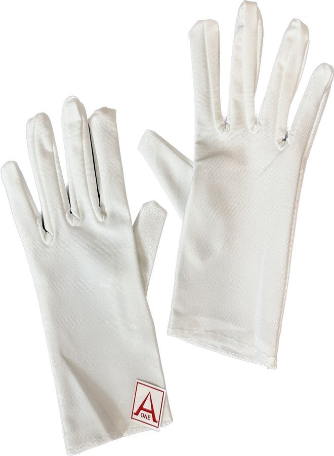 أون قفازات Aone المصنوعة من الألياف الدقيقة، بيضاء اللون، خالية من الوبر، زوج واحد. مقاومة للبقع وبصمات الأصابع، ومصممة لتحمل الخدوش، مثالية للتعامل مع المجوهرات والماس والأحجار الكريمة، ومتاجر الساعات، وللسائقين، وللحماية من الشمس والغبار. - Image 5